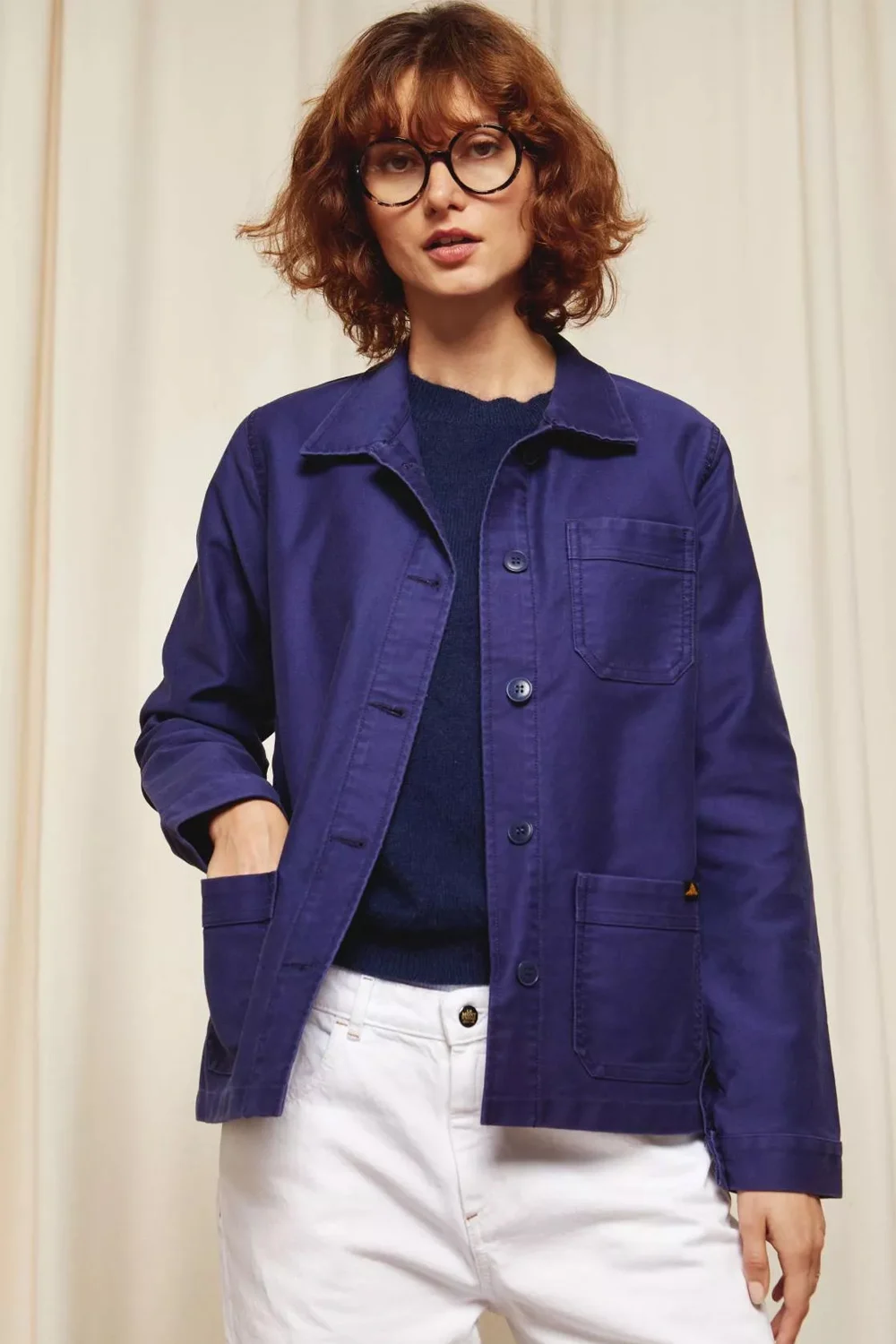 르몽생미셸 Genuine Lmsm Work Jacket Blue LSRA0JK21WBL10 평생 입을 근본 워크자켓 내돈내산 개봉기