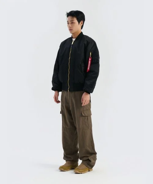 MA-1 헤리티지 핏 플라이트 자켓 블랙 가을 코디 고민 끝내준 알파 인더스트리 AIMSI0000033BLK 한 달 입어본 핏