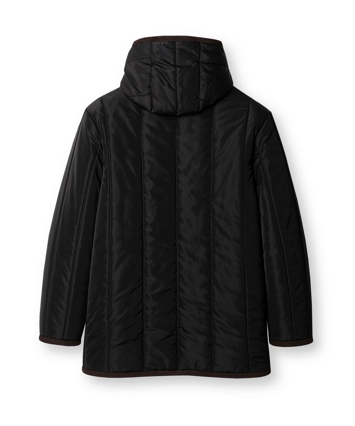 HOODED VERTICAL QUILTED MID JUMPER 에든버러클럽 LKU26 퀼팅 점퍼 고민하다 지른 뒤 한 달 내내 교복처럼 입는 이유 · 상품 이미지 1