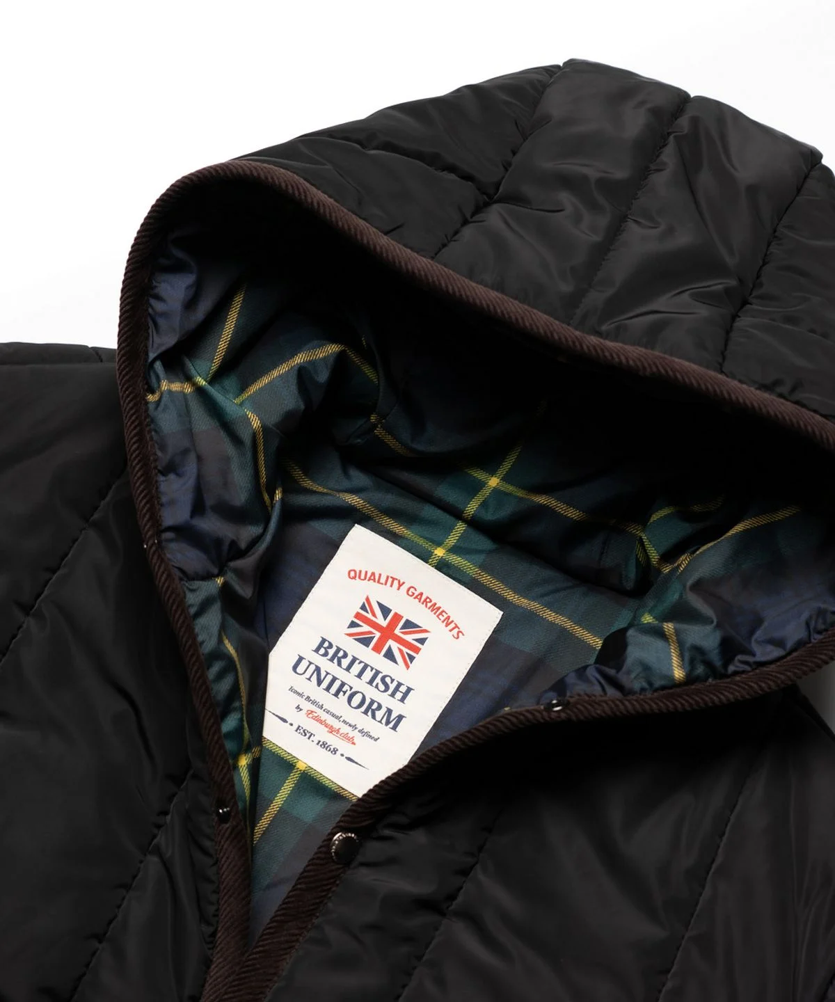 HOODED VERTICAL QUILTED MID JUMPER 에든버러클럽 LKU26 퀼팅 점퍼 고민하다 지른 뒤 한 달 내내 교복처럼 입는 이유 · 상품 이미지 3